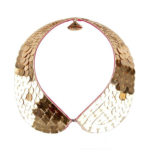 Gemma Lister Gold Sequin Necklace